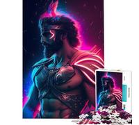 Jigsaw Puzzle 1000 Achilles Neon Educational Games for Educational Game Challenge Toy Great Gifts And Toys Staycation Kill Time (Size 38x52cm)