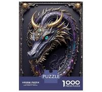 Jigsaw Puzzle 1000 Amethyst Dragon Lord Jigsaw for Adults Family Game Analysis And Logic Unique Gifts for Birthday And Christmas 70x50cm/1000pcs