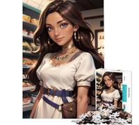 Jigsaw Puzzle 1000 Amira My Time At Sandrock Brain Intelligence Challenge Addictive Toys Relaxing Games Perfect Decoration Secret Santa Gifts (Size 75x50cm)