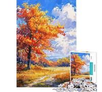 Jigsaw Puzzle 1000 Autumn Blaze Jigsaw Puzzles for Adults For Family Fun Difficult And Challenge Learning Educational Toys (Size 38x26cm)