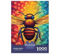 Jigsaw Puzzle 1000 Bee Colorful Jigsaw for Adults Family Game Analysis And Logic Unique Gifts for Birthday And Christmas 52x38cm/1000pcs
