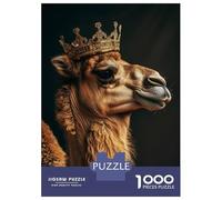 Jigsaw Puzzle 1000 Camel King Adult Jigsaw Puzzle Brain Teaser Game Precision Cutting Unique Gifts for Birthday And Christmas 70x50cm/1000pcs