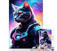 Jigsaw Puzzle 1000 Cat Warriors Puzzles for Teenagers Analysis And Logic Wishlist with Santa Claus Birthday And Unique Gifts (38x52cm)