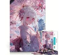 Jigsaw Puzzle 1000 Cherry Blossom Beauty Exact Cut Art Logic Thinking Play Calm Play Time Birthday Activity (38x26cm)