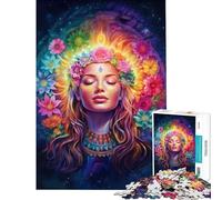 Jigsaw Puzzle 1000 Cosmic Bloom Educational Games for Educational Game Challenge Toy Great Gifts And Toys Staycation Kill Time (Size 50x75cm)