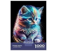 Jigsaw Puzzle 1000 Cute Nebula Kitten Jigsaw for Adults Family Game Analysis And Logic Unique Gifts for Birthday And Christmas 70x50cm/1000pcs