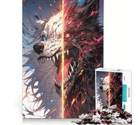 Jigsaw Puzzle 1000 Death And Life Werewolf, Toy Wall Decor, Difficult Challenge, Unique Gifts for Birthday And Christmas 38x52cm