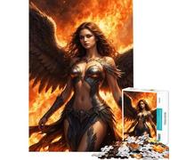 Jigsaw Puzzle 1000 Defiant Fallen Angel Difficult And Challenge Analysis And Logic Educational Games Suitable for Ages 14 And Up (38x26cm)