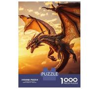 Jigsaw Puzzle 1000 Fairytale Flying Dragon Jigsaw for Adults Family Game Analysis And Logic Unique Gifts for Birthday And Christmas 38x26cm/1000pcs