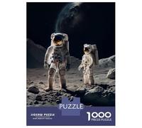 Jigsaw Puzzle 1000 Famous Astronaut Landing Jigsaw for Adults Family Game Analysis And Logic Unique Gifts for Birthday And Christmas 52x38cm/1000pcs