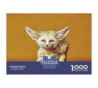 Jigsaw Puzzle 1000 Fennec Fox Jigsaw for Adults Family Game Analysis And Logic Unique Gifts for Birthday And Christmas 52x38cm/1000pcs