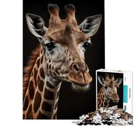 Jigsaw Puzzle 1000 Giraffe AI Generative Addictive Toys to Cultivate Patience Relaxing Games Learning Educational Secret Santa Gifts (Size 50x75cm)