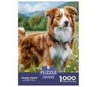Jigsaw Puzzle 1000 Golden Retriever Large Dog - 100% Recycled Cardboard Decoration for Adults & Kids | 70x50cm/1000pcs