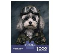 Jigsaw Puzzle 1000 Havanese Soldier Jigsaw for Adults Family Game Analysis And Logic Unique Gifts for Birthday And Christmas 38x26cm/1000pcs