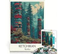 Jigsaw Puzzle 1000 Ketchikan Alaska, Toy Wall Decor, Difficult Challenge, Unique Gifts for Birthday And Christmas 38x52cm