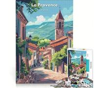Jigsaw Puzzle 1000 La Campagne De La Provence, Toy Wall Decor, Difficult Challenge, Unique Gifts for Birthday And Christmas 38x26cm