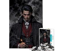 Jigsaw Puzzle 1000 Lord of Shadows︰ The Immortal Count Educational Game Brain Intelligence Challenge Addictive Toys Secret Santa Gifts Birthday Present (Size 38x52cm)