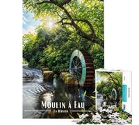 Jigsaw Puzzle 1000 Moulin À Eau De Saint-Paul Jigsaw Puzzles for Adults For Family Fun Difficult And Challenge Learning Educational Toys (Size 38x26cm)