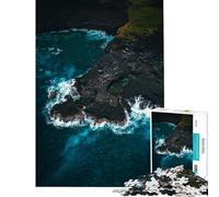 Jigsaw Puzzle 1000 Natural Volcanic Basin Difficult And Challenge Analysis And Logic Educational Games Suitable for Ages 14 And Up (38x26cm)