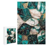 Jigsaw Puzzle 1000 PCS Abstract Jade Sunflower Jigsaws for Adults Toy Wall Decor Pattern Assembly Deal As Gifts for The Whole Family 1000 PCS