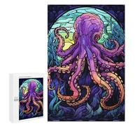 Jigsaw Puzzle 1000 PCS Amazing Octopus Abstract Jigsaws for Adults Toy Wall Decor Pattern Assembly Deal As Gifts for The Whole Family 1000 PCS