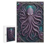 Jigsaw Puzzle 1000 PCS Ancient Cthulhu Jigsaw Puzzles for Teenagerss Hand Speed Race Fun Activities at Home Challenging Game And Family Play 1000 PCS