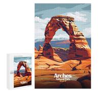 Jigsaw Puzzle 1000 PCS Arches National Park, Utah, USA Jigsaws for Adults Toy Wall Decor Pattern Assembly Deal As Gifts for The Whole Family 1000 PCS
