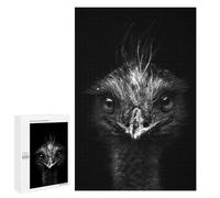 Jigsaw Puzzle 1000 PCS Baby Ostrich Face Poster Jigsaws for Adults Puzzle Birthday Present Difficult And Challenge Challenging Game Gifts 1000 PCS