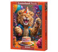 CASTORLAND Castorland C-105359-2 Castorland C-105359-2 1000-Piece Jigsaw Puzzle Happy Birthday Lion Party Scene Funny Animal Scene for Adults, Castorland C-105359-2