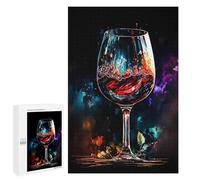 Jigsaw Puzzle 1000 PCS Cocktail Drink Jigsaws for Adults Anti-Stress Toys Staycation Kill Time Help The Brain Exercise 1000 PCS