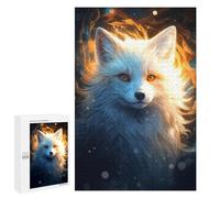 Jigsaw Puzzle 1000 PCS Cosmic Celestial Fox Adult Puzzles Toy Wall Decor Birthday Present Deal As Gifts for The Whole Family 1000 PCS