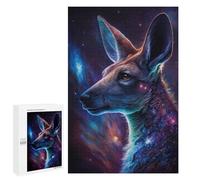 Jigsaw Puzzle 1000 PCS Cosmic Kangaroo Profile-4 Jigsaw Puzzles for Teenagerss Hand Speed Race Fun Activities at Home Challenging Game And Family Play 1000 PCS