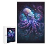 Jigsaw Puzzle 1000 PCS Cosmic Octopus Art Print-5 Jigsaws for Adults Puzzle Birthday Present Difficult And Challenge Challenging Game Gifts 1000 PCS