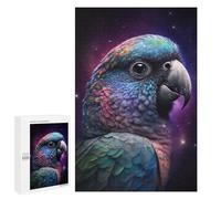 Jigsaw Puzzle 1000 PCS Cosmic Parrot Artwork Jigsaw Puzzles for Teenagerss Hand Speed Race Fun Activities at Home Challenging Game And Family Play 1000 PCS