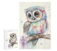 Jigsaw Puzzle 1000 PCS Cute Pastel Owl Jigsaw Puzzles for Teenagerss Hand Speed Race Fun Activities at Home Challenging Game And Family Play 1000 PCS