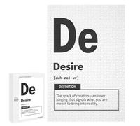 Jigsaw Puzzle 1000 PCS Desire Element - Manifestation, Law Of Attraction Jigsaw Puzzles for Teenagerss Hand Speed Race Fun Activities at Home Challenging Game And Family Play 1000 PCS