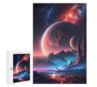 Jigsaw Puzzle 1000 PCS Distant Cosmos Oasis Adult Puzzles Toy Wall Decor Birthday Present Deal As Gifts for The Whole Family 1000 PCS