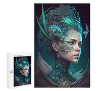Jigsaw Puzzle 1000 PCS Dragon Queen's Enchanted Portrait Jigsaws for Adults Toy Wall Decor Difficult Hard Unique Gifts for Birthday And Christmas 1000 PCS