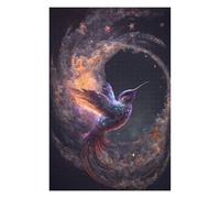Jigsaw Puzzle 1000 PCS Enchanted Cosmic Hummingbird Jigsaw for Adults Toy Wall Decor Staycation Kill Time Unique Birthday And Gifts 1000 PCS