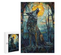 Jigsaw Puzzle 1000 PCS Fairy Tale Wolf Jigsaws for Adults Toy Wall Decor Difficult Hard Unique Gifts for Birthday And Christmas 1000 PCS