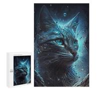 Jigsaw Puzzle 1000 PCS for Adults Abyssinian Cat Adult Jigsaw Brain Teaser Game Birthday Present Help The Brain Exercise 1000 PCS