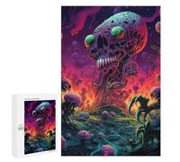 Jigsaw Puzzle 1000 PCS for Adults Alien Extraterrestrial Landscape Jigsaw for Adults Toy Wall Decor Home Decoration for Birthday, Chrismas 1000 PCS