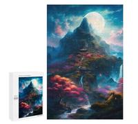 Jigsaw Puzzle 1000 PCS for Adults Amazing Landscape Jigsaw for Adults Hands-on Game Wall Decoration Help The Brain Exercise 1000 PCS