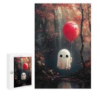 Jigsaw Puzzle 1000 PCS for Adults Autumn Ghost with Balloon Adult Jigsaw Brain Teaser Game Birthday Present Help The Brain Exercise 1000 PCS