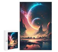 Jigsaw Puzzle 1000 PCS for Adults Birth Of Planet Landscape Jigsaw for Adults Hands-on Game Wall Decoration Help The Brain Exercise 1000 PCS