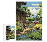 Jigsaw Puzzle 1000 PCS for Adults Bonsai Japanese Adult Jigsaw Brain Teaser Game Birthday Present Help The Brain Exercise 1000 PCS