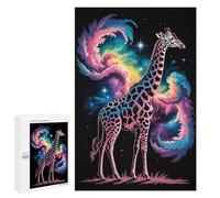 Jigsaw Puzzle 1000 PCS for Adults Cosmic Giraffe Illustration Jigsaws for Adults DIY Toys But Fun And Humorous for Birthday, Chrismas 1000 PCS