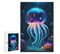 Jigsaw Puzzle 1000 PCS for Adults Cute Jellyfish Deep Sea Puzzle for Adults Toy Wall Decor Perfect Decoration Stress Reduction Gifts 1000 PCS