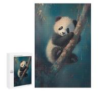 Jigsaw Puzzle 1000 PCS for Adults Cute Panda Cub Puzzle for Adults Toy Wall Decor Perfect Decoration Stress Reduction Gifts 1000 PCS