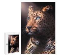 Jigsaw Puzzle 1000 PCS for Adults Dak Jaguar Adult Jigsaw Brain Teaser Game Birthday Present Help The Brain Exercise 1000 PCS